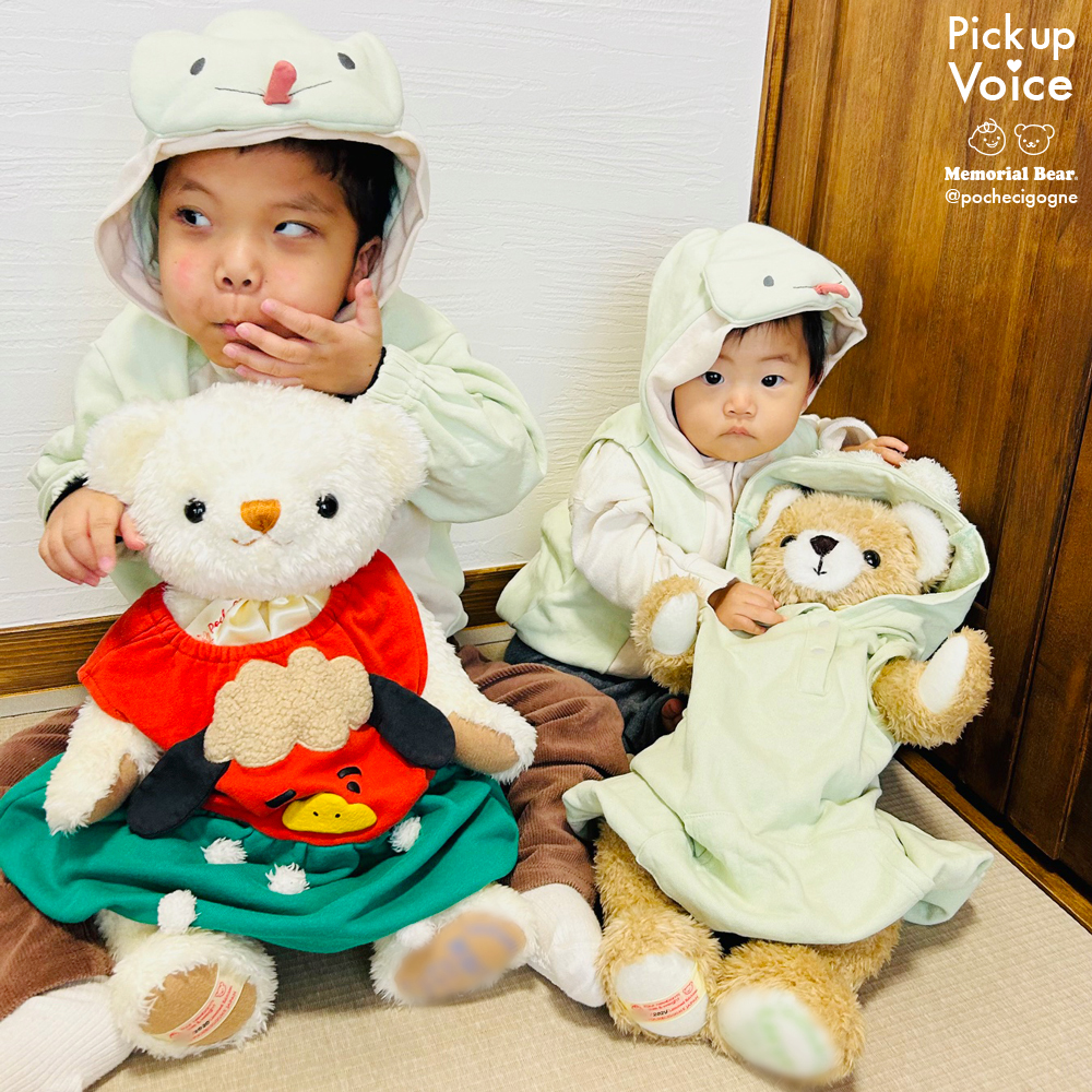 鹿児島県 みーくん、さくちゃん - 身長体重ベア「メモリアルベア